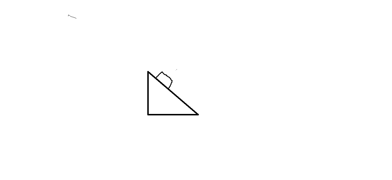 Question image for a block of mass m is placed on awedge of mass 2m
